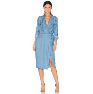 New! Majorelle denim/chambray dress size L
